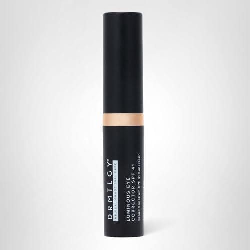 DRMTLGY Luminous Eye Corrector SPF 41 – Medium – Under Eye Color Corrector for Dark Circles – Hydrating Anti-Aging Tinted Eye Cream - PrimeBioHealth - canada supplements