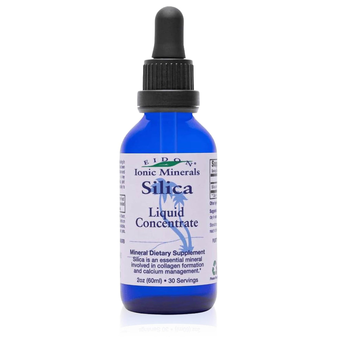 Eidon Liquid Silica Mineral Concentrate - Silica Supplement for Hair, Skin, and Nails, Supplement Drops to Support Collagen Production & Hair Loss - PrimeBioHealth - canada supplements