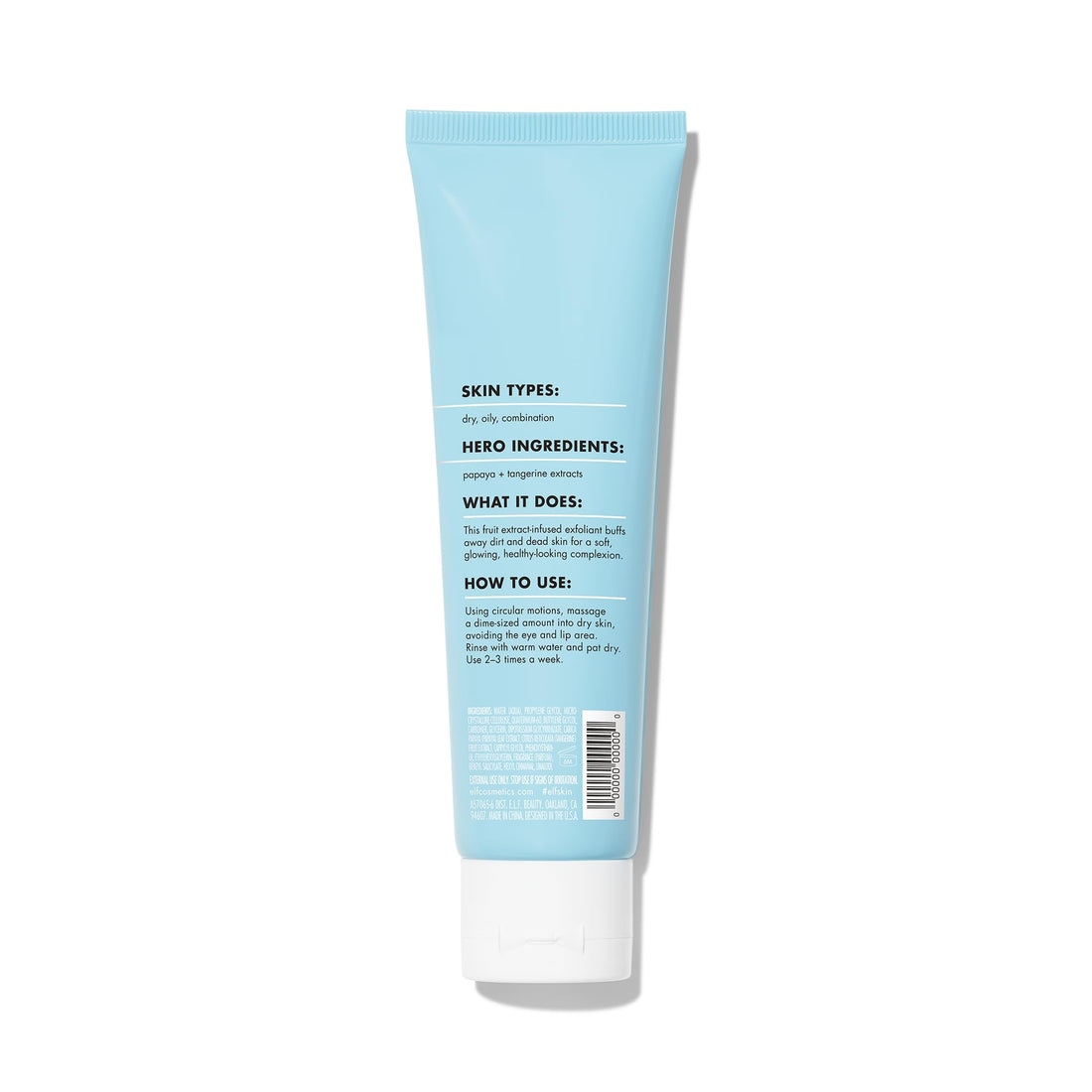 e.l.f. SKIN Gentle Peeling Exfoliant, Cleanser, Effective, Easy to Apply, Peels Away Dead Skin, Removes Dirt, Ideal for All Skin Types - PrimeBioHealth - canada supplements