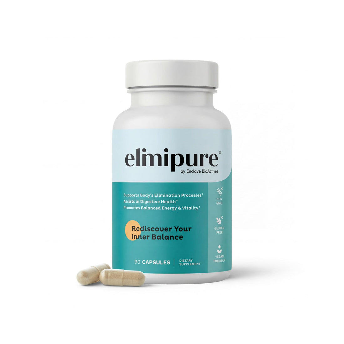 Elimipure Gut Cleanse & Restore Supplement: Natural & Effective Detox Cleanse Capsules | Fortify Your Microbiome | Effortless Morning Stools - PrimeBioHealth - canada supplements