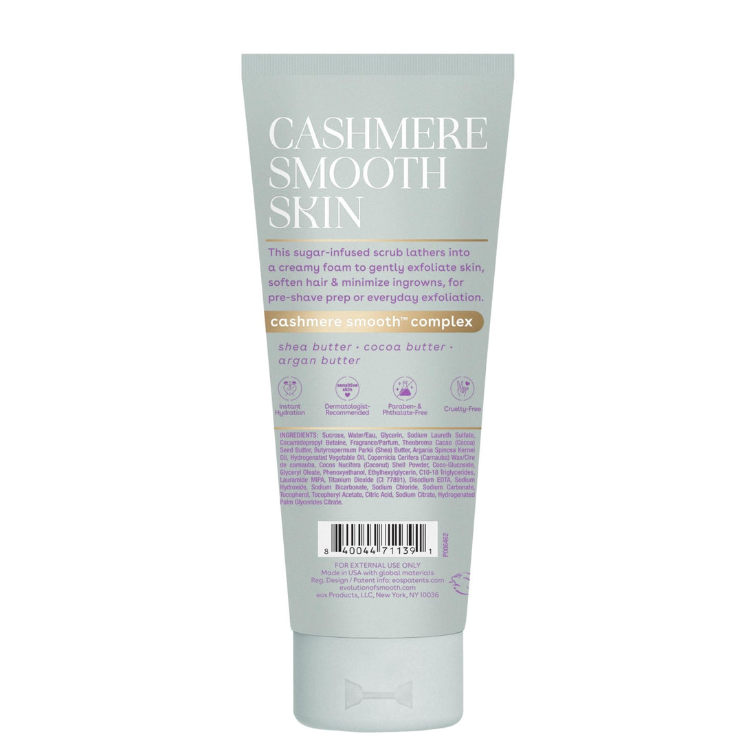 eos Cashmere Skin Collection Pre-Shave Scrub- Vanilla Cashmere, Exfoliating Body Scrub, Vanilla Body Scrub, Hydrating, Shea Sugar, 7 fl oz - PrimeBioHealth - canada supplements
