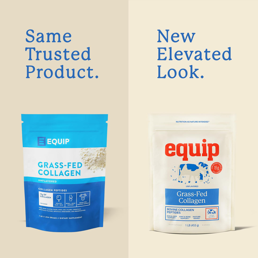 Equip Foods Grass Fed Collagen Powder | Hydrolyzed Bovine Collagen Peptides with Amino Acids | Prime Beef Collagen for Healthy Joints, Skin & Nails | Non-GMO, Paleo Friendly - PrimeBioHealth - canada supplements