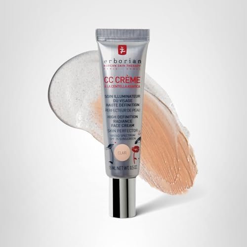 Erborian Color Correcting CC Cream with Centella Asiatica, Fair (Clair) - Light Multi-Purpose Facial Concealer with Illuminating Finish Soothes & Hydrates - PrimeBioHealth - canada supplements