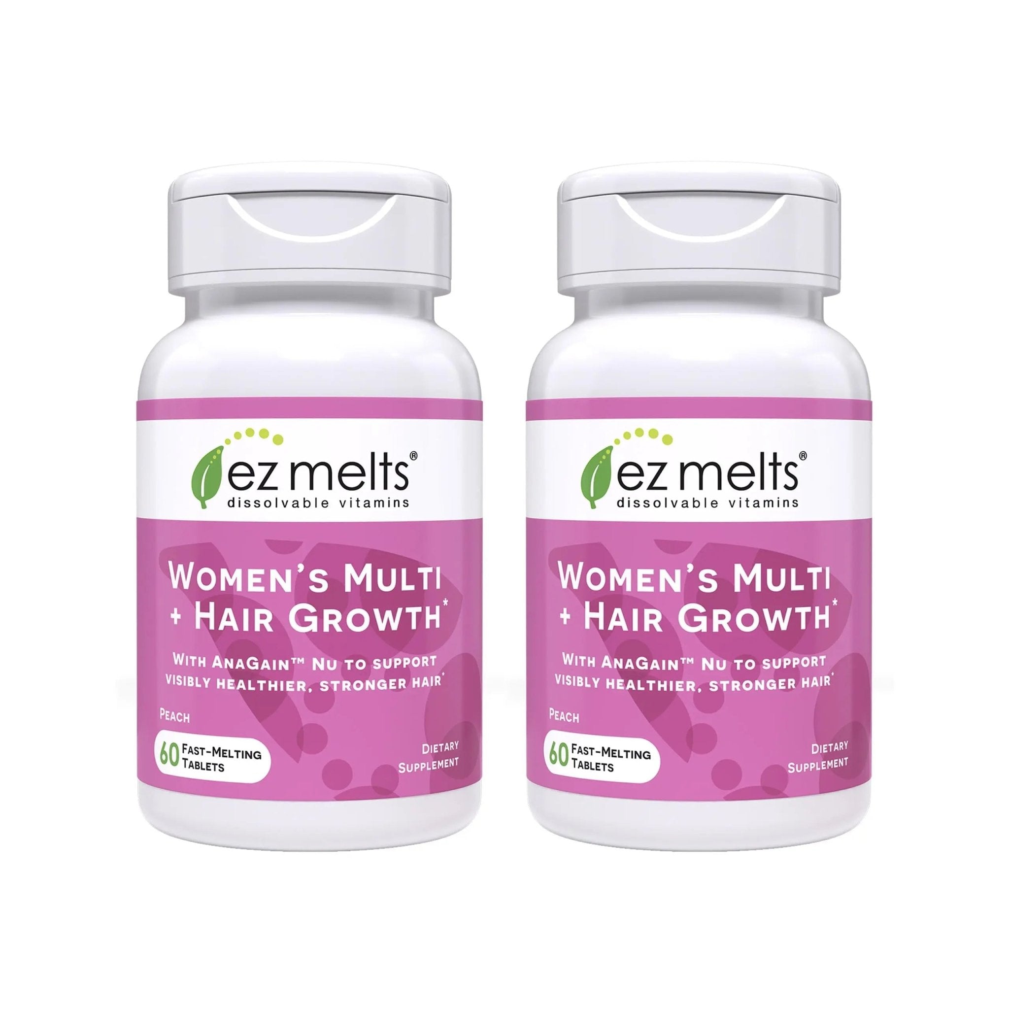 EZ Melts Women's Multi + Hair Growth - Daily Multivitamin for Women - Supports Healthy Energy Levels & Reduced Hair Shedding - PrimeBioHealth - canada supplements