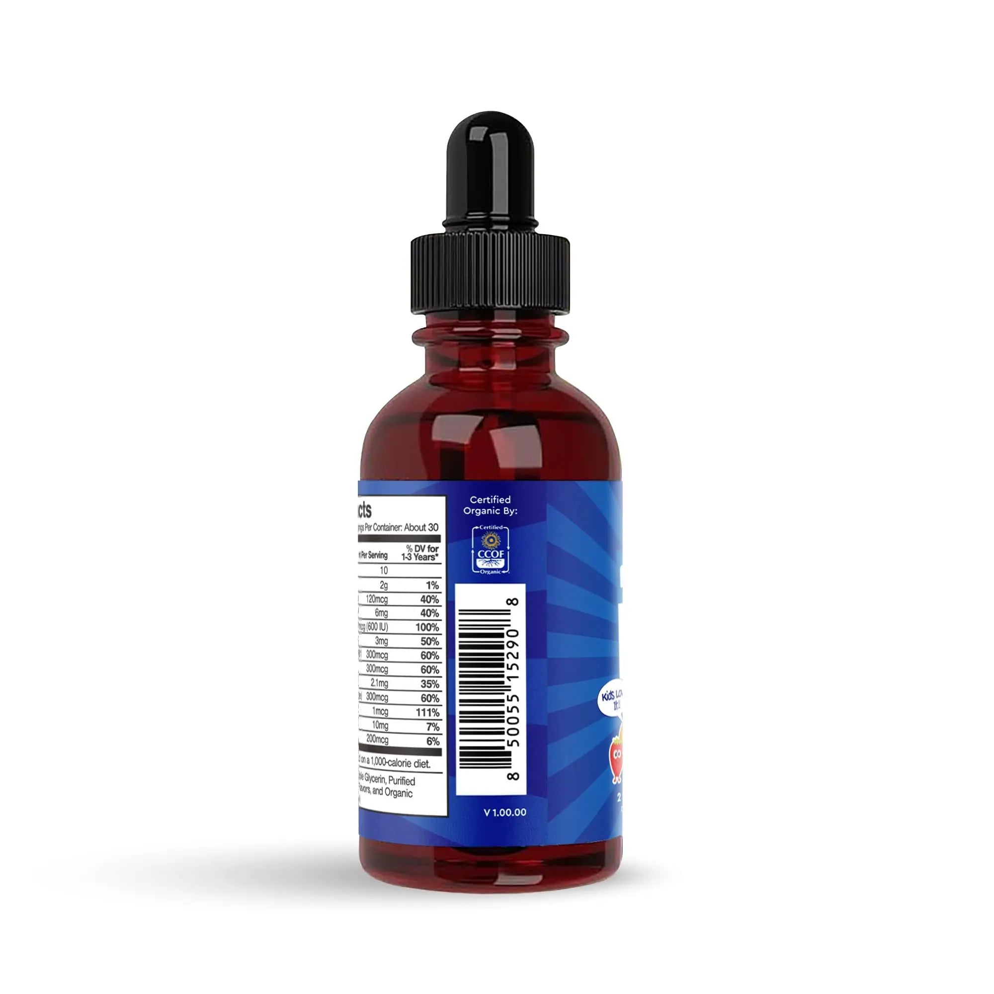 Feel Great Vitamins Organic Multivitamin Liquid Drops for Toddlers & Kids | Daily Essential Nutrients for Healthy Growth | - PrimeBioHealth - canada supplements