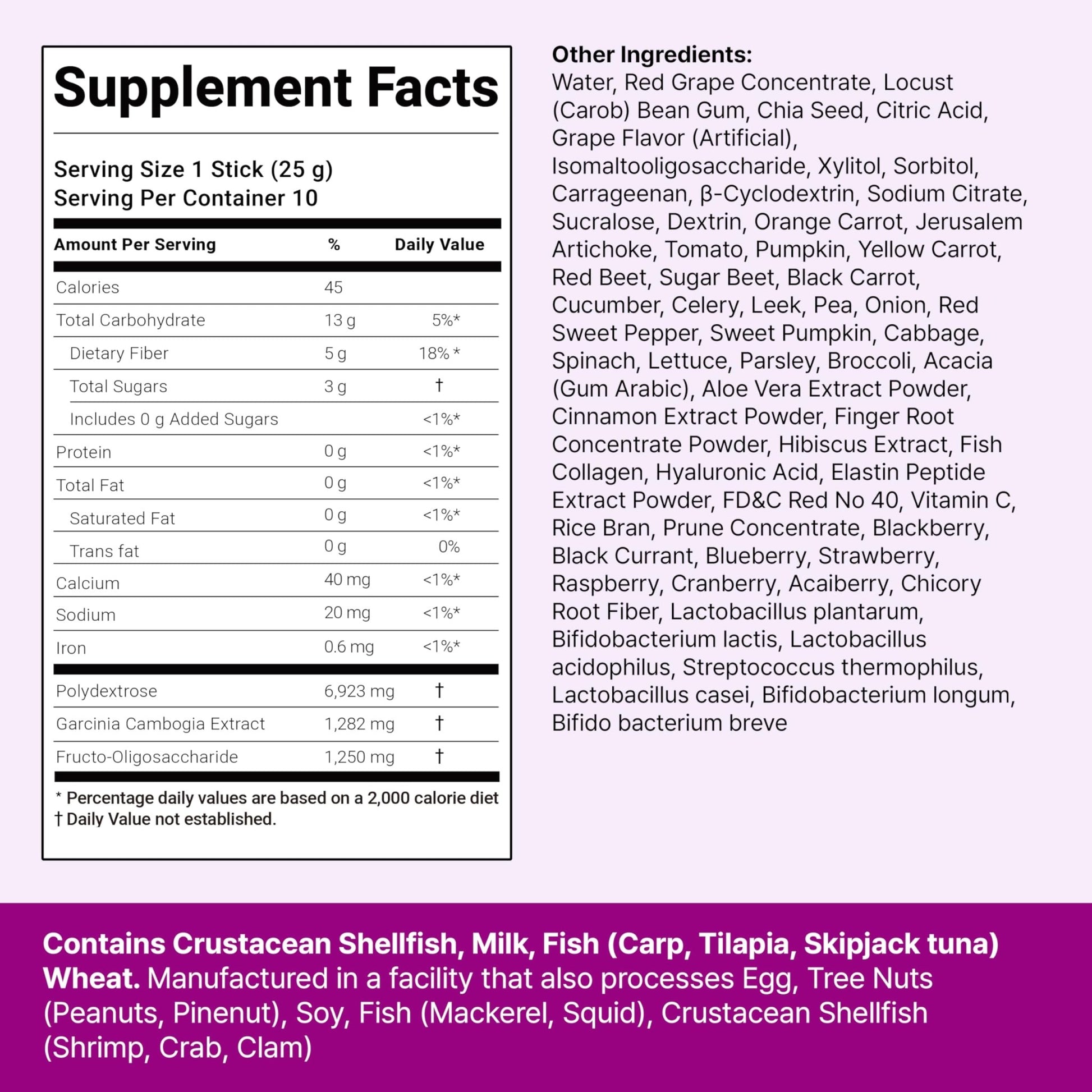 FOODOLOGY Coleology Bowel Movement Jelly (Grape & Prune) – Prebiotic Fiber Supplement for Gut Health & Daily Regularity, Chia Seeds, Korean Supplement – 10 Sticks - PrimeBioHealth - canada supplements