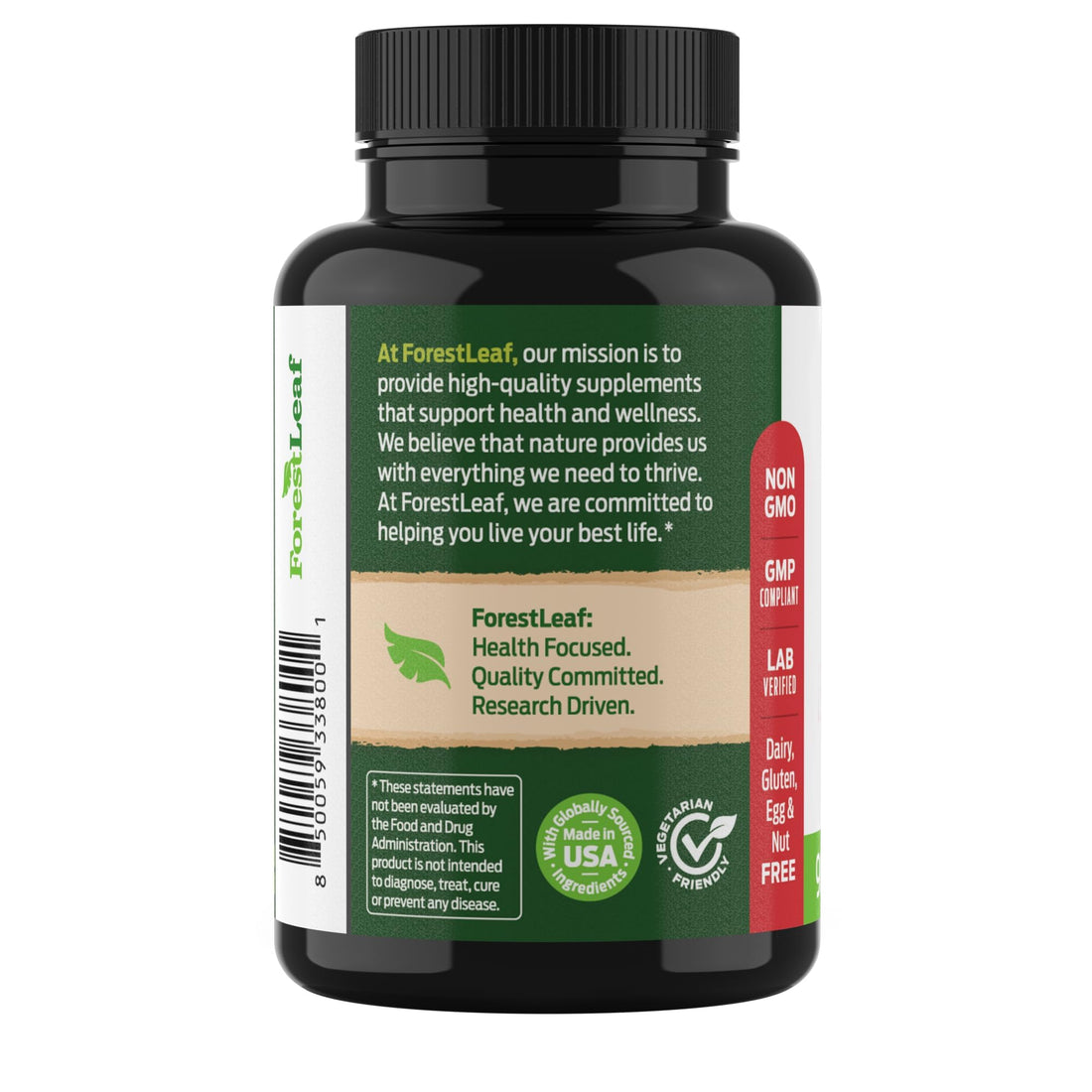 ForestLeaf Berberine Supplement - 1300mg per Serving - Ultra High Potency Berberine HCl with Ceylon Cinnamon, Bitter Melon & Gymnema - PrimeBioHealth - canada supplements