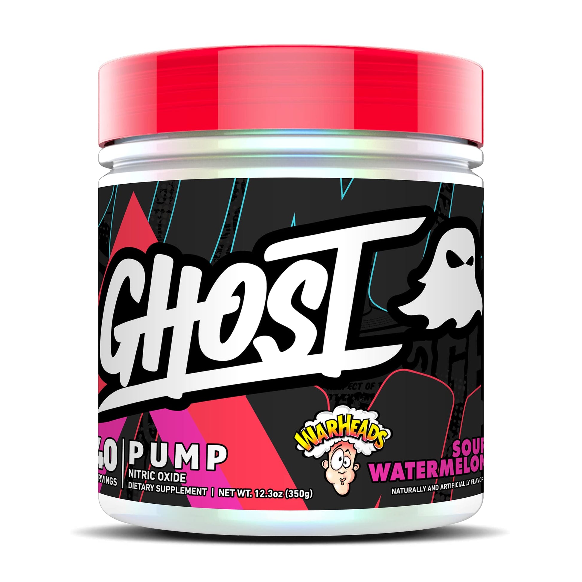 GHOST Pump Nitric Oxide Powder, Warheads Sour Watermelon - 40 Servings - Sugar & Stim-Free Pre-Workout Supplements- L-Citrulline, Arginine Nitrate & L-Glutathione - Soy & Gluten-Free, Vegan - PrimeBioHealth - canada supplements