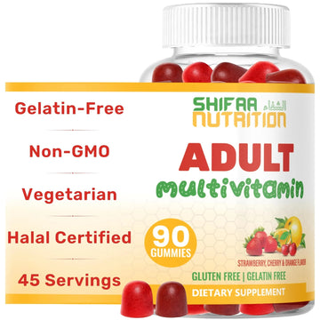 Halal Multivitamin Gummies for Women & Men | Immune & Overall Wellness | 90 Delicious Gummy Vitamins (45-Day Supply) - PrimeBioHealth - canada supplements