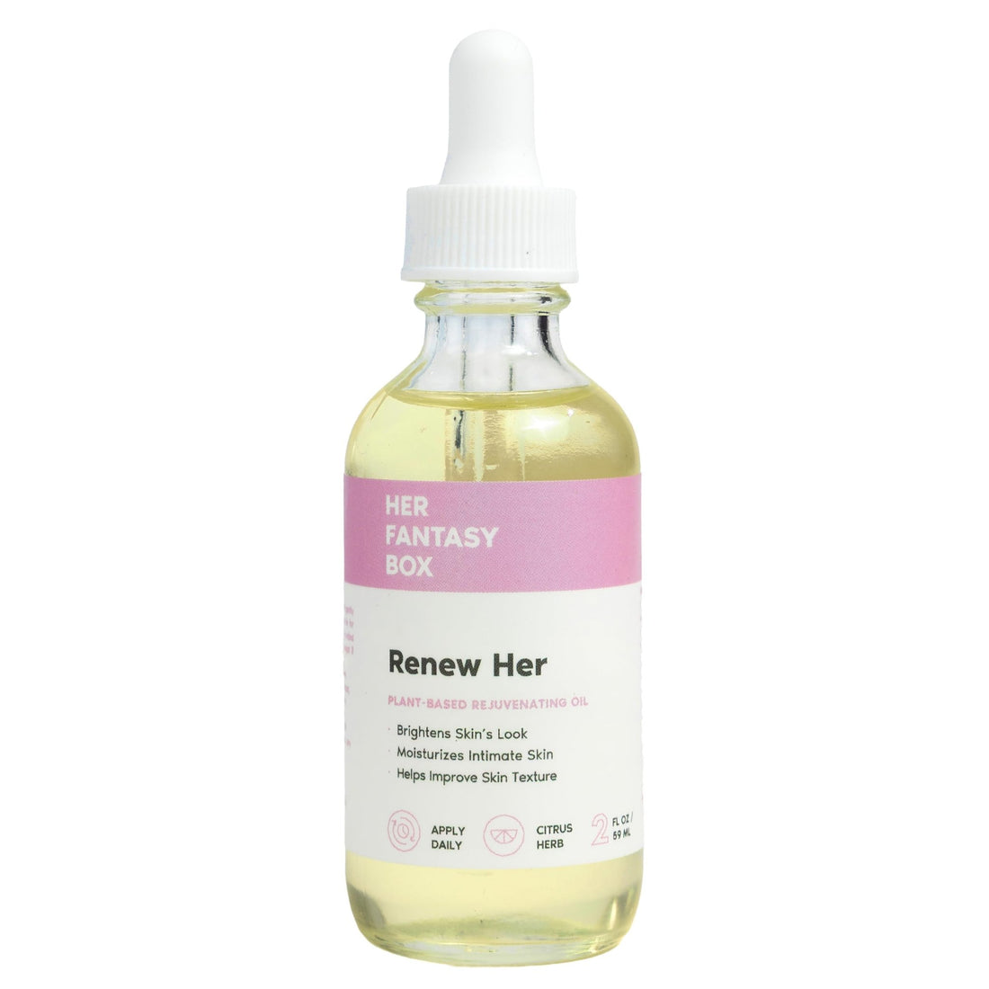 Her Fantasy Box Renew Her | Natural Rejuvenating Yoni Oil for Dark Spots, Ingrown Hair, and Skin Brightening - Nourishing - PrimeBioHealth - canada supplements