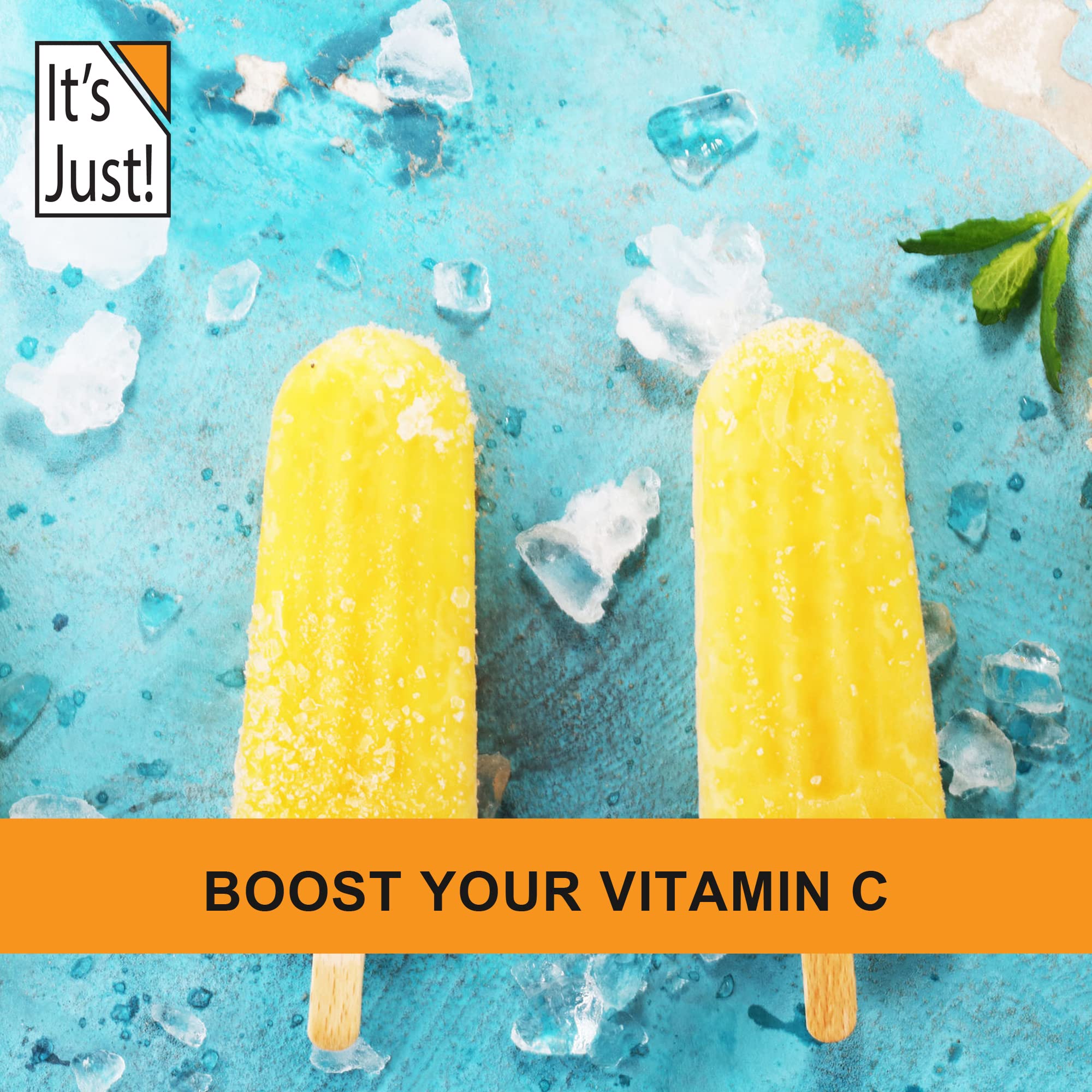 It's Just! - Vitamin C Powder, 100% Pure L-Ascorbic Acid, Food Grade, Immune Support, Homemade Cosmetics (11oz) - PrimeBioHealth - canada supplements
