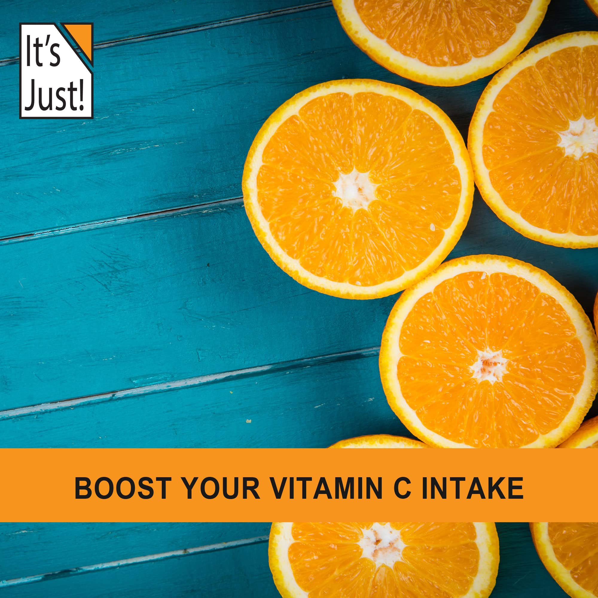 It's Just! - Vitamin C Powder, 100% Pure L-Ascorbic Acid, Food Grade, Immune Support, Homemade Cosmetics (11oz) - PrimeBioHealth - canada supplements