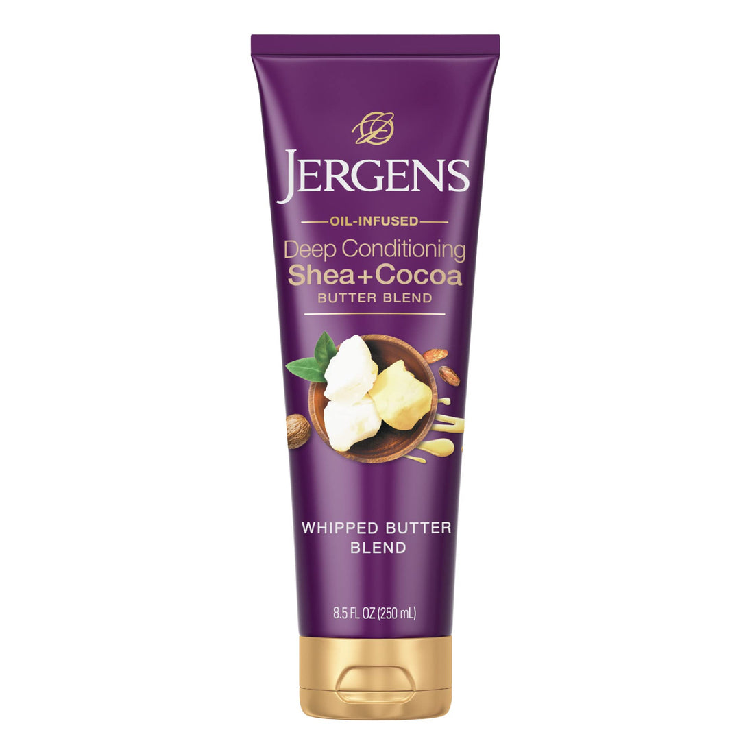 Jergens Shea and Cocoa Whipped Body Butter Lotion, Tone Enriching Hand And Body Lotion for Dry Skin, with Vitamins B3 & E, 8.5 Oz - PrimeBioHealth - canada supplements