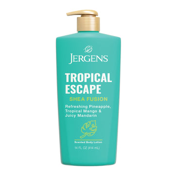Jergens Shea Fusion Tropical Escape Body Lotion, Moisturizer with Shea Butter & Vitamin E, 14 Fl Oz - PrimeBioHealth - canada supplements