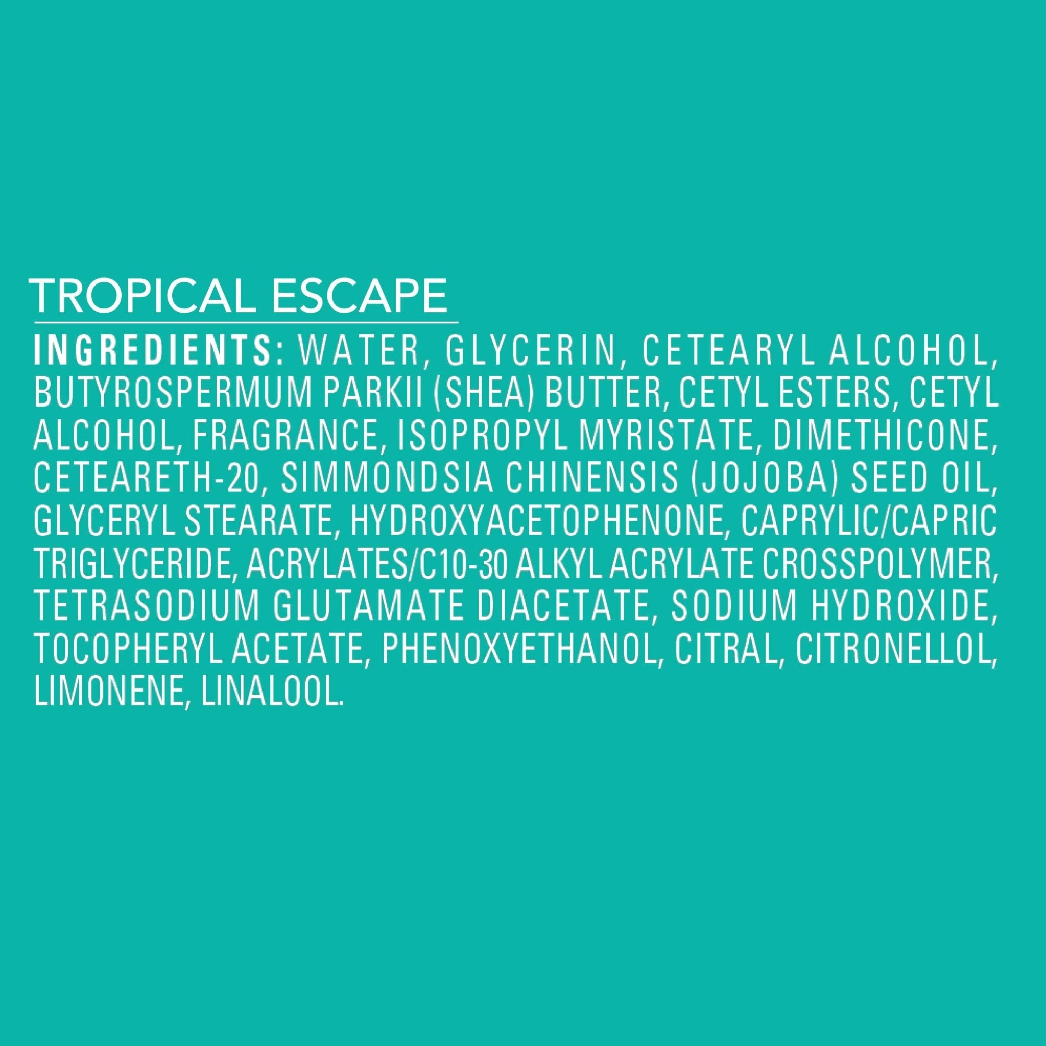 Jergens Shea Fusion Tropical Escape Body Lotion, Moisturizer with Shea Butter & Vitamin E, 14 Fl Oz - PrimeBioHealth - canada supplements