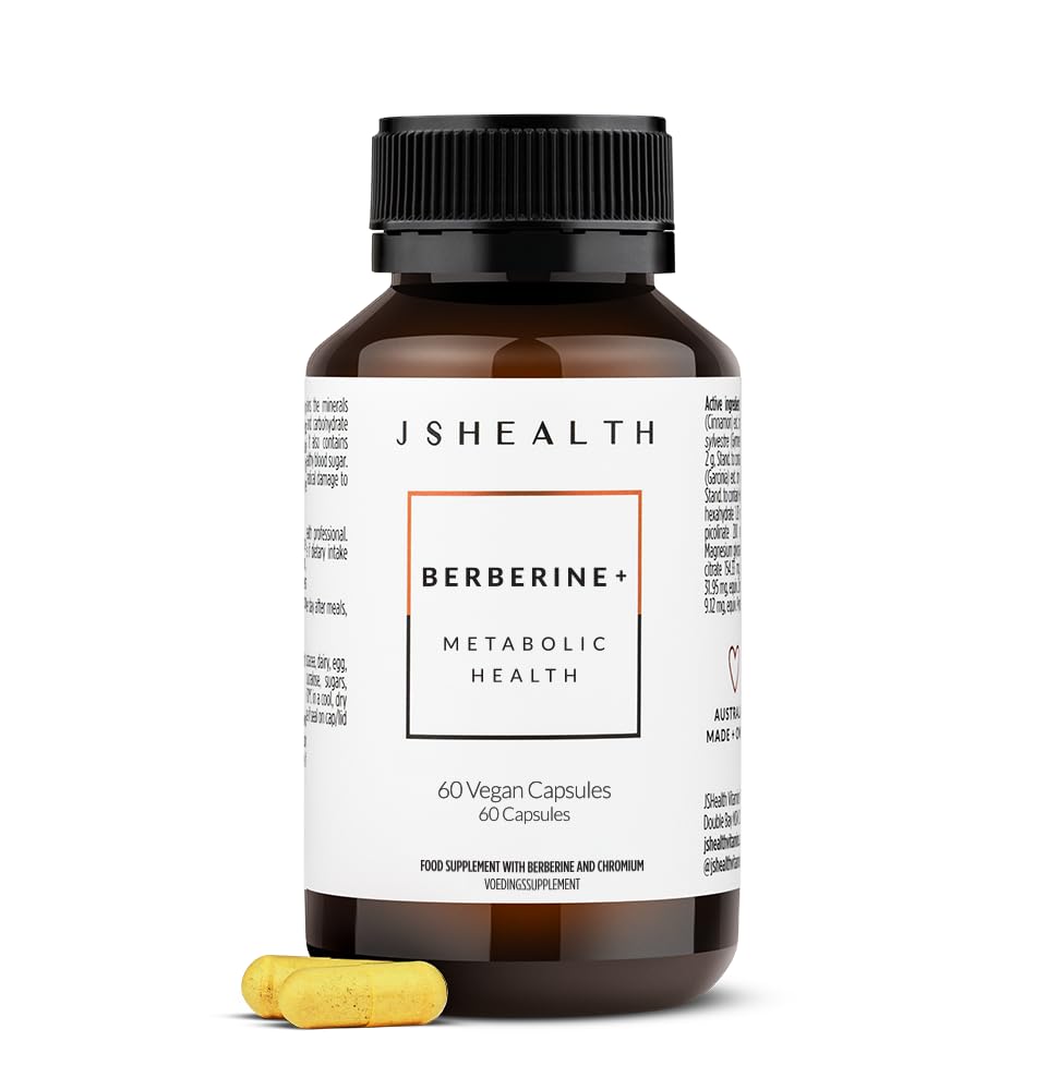 JSHealth Supplement with Berbevis for Metabolic Health Support. Higher Strength for Blood Sugar Already in the Normal Range and Body Composition - PrimeBioHealth - canada supplements