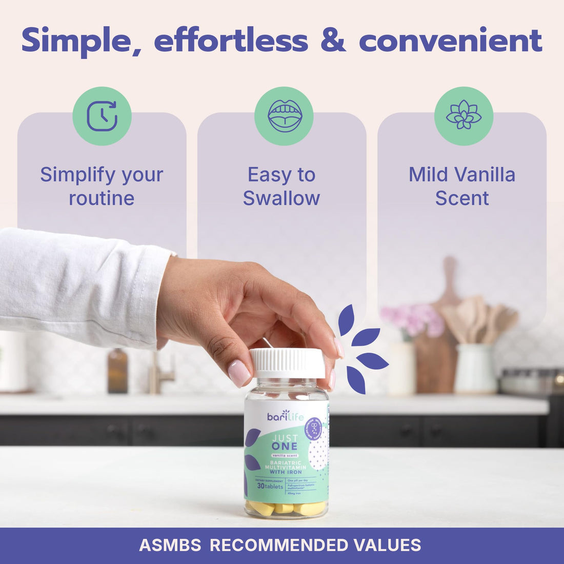 Just One - Once Daily Bariatric Multivitamin with Iron (30) - PrimeBioHealth - canada supplements