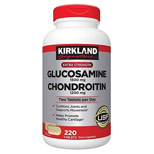 Kirkland Extra Strength Glucosamine 1500 mg Chondroitin 1200 mg 220 Tablets - PrimeBioHealth - canada supplements