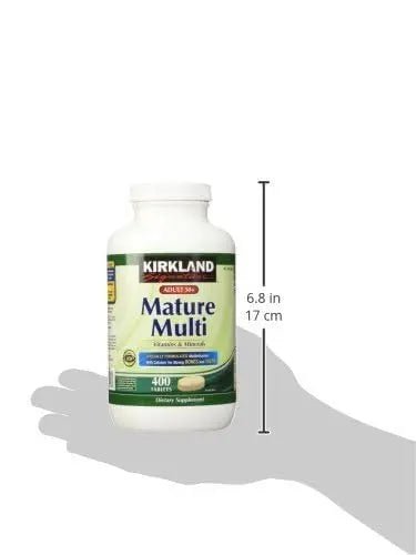 Kirkland Signature Adult 50+ Multi Vitamins & Minerals, 400 Tablets (2 Pack) - PrimeBioHealth - canada supplements