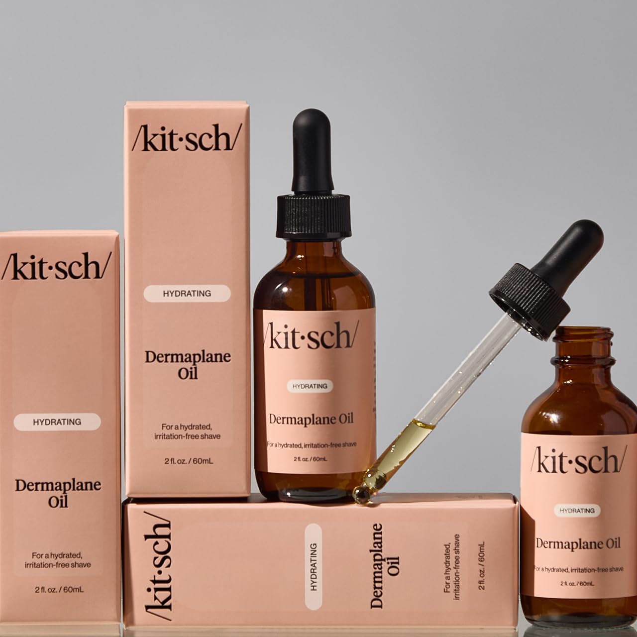 Kitsch Dermaplane Face Oil with Jojoba & Argan Oil – Hydrating Facial Formula for Dermaplaning Tool, Gua Sha & Razor Use - PrimeBioHealth - canada supplements