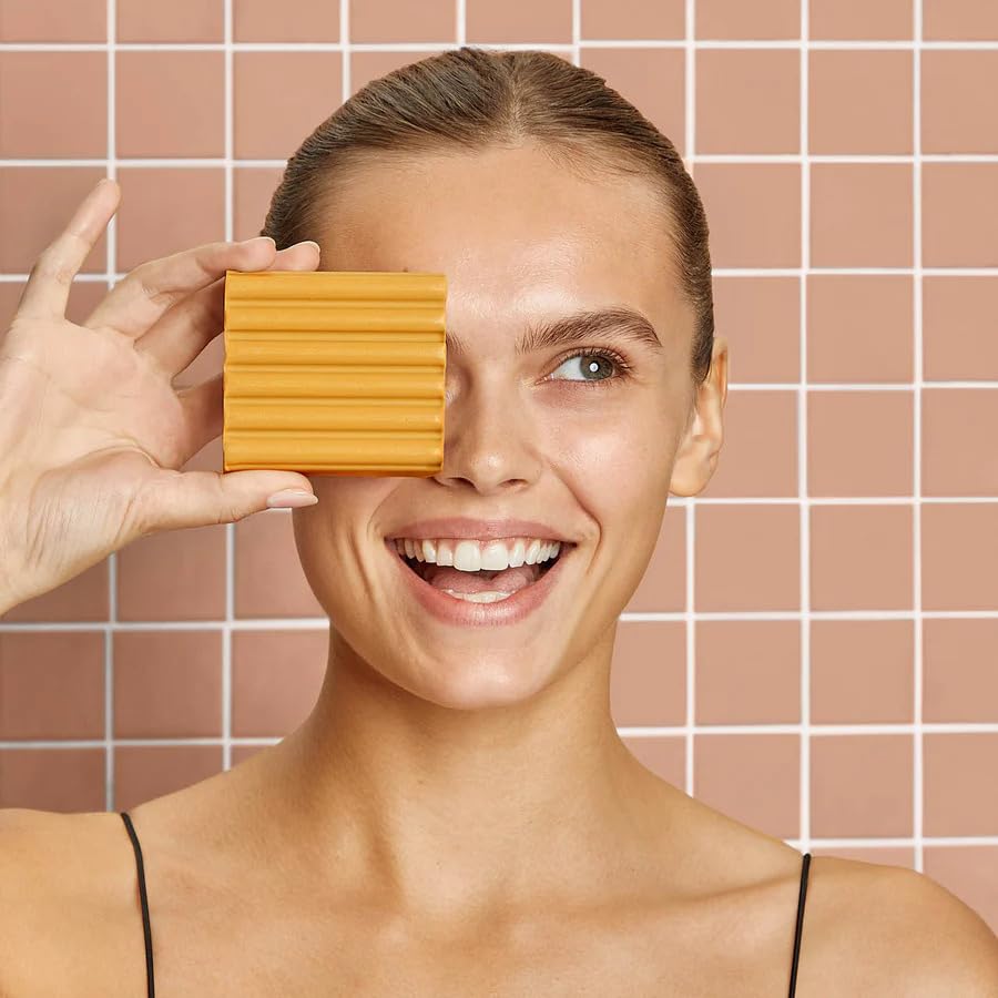Kitsch Kojic Acid Soap – Turmeric Soap Bar with Hyaluronic Acid & Shea Butter – Brightening & Hydrating Body Wash & Face Wash for Dark Spots - PrimeBioHealth - canada supplements