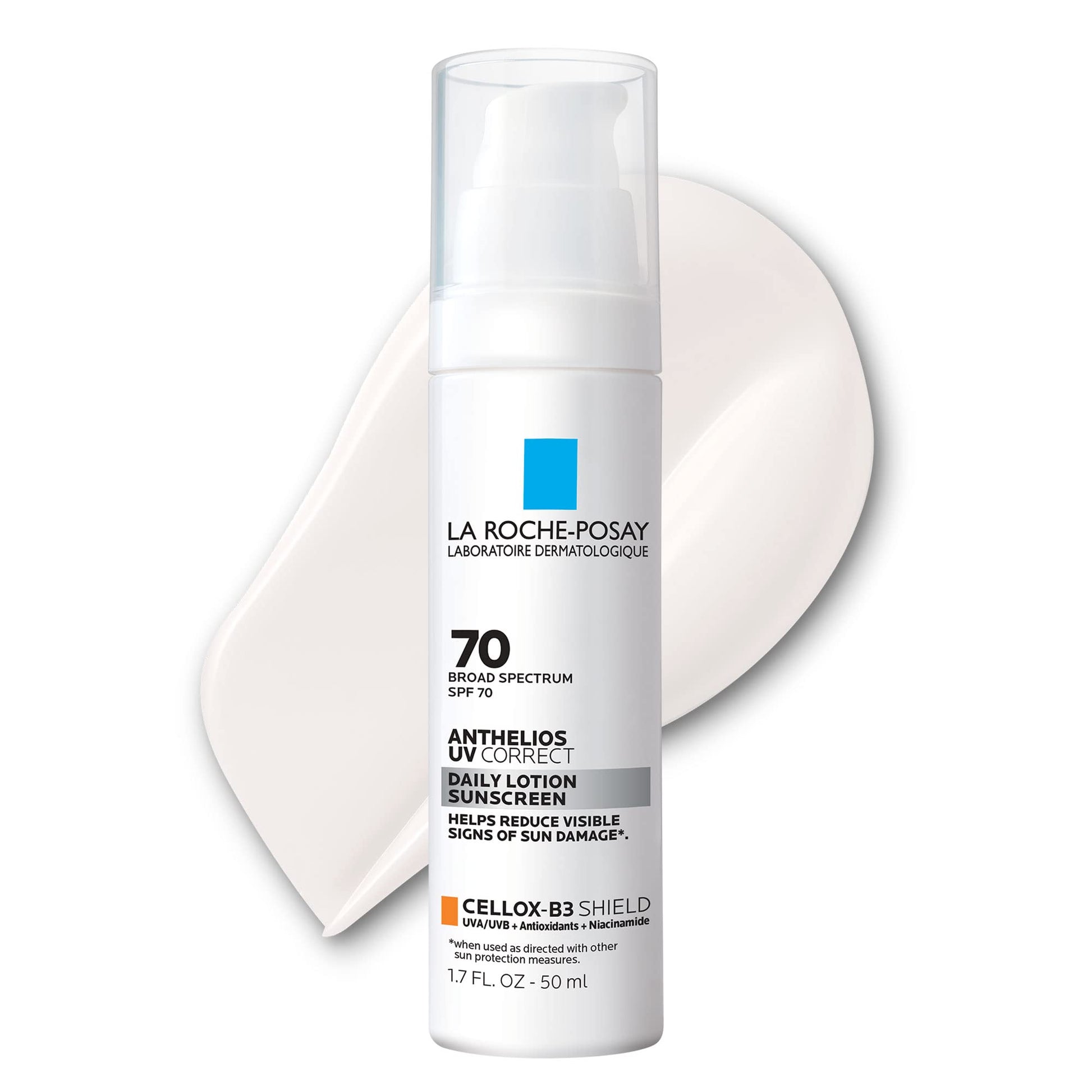 La Roche-Posay Anthelios UV Correct Sunscreen Moisturizer SPF 70, Daily Anti-Aging Face Moisturizer with Niacinamide - PrimeBioHealth - canada supplements