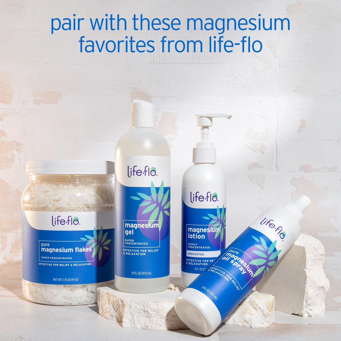 LIFE-FLO Unscented Magnesium Lotion - Highly Concentrated Magnesium Lotion for Kids and Adults - Soothes Overworked Muscles - PrimeBioHealth - canada supplements