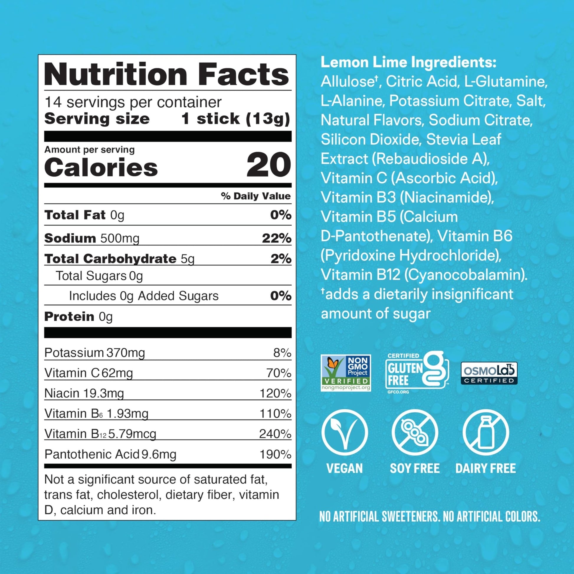 Liquid I.V.® Hydration Multiplier Sugar Free – Lemon Lime | Electrolyte Powder Drink Mix | 3 Pack (42 Servings) - PrimeBioHealth - canada supplements