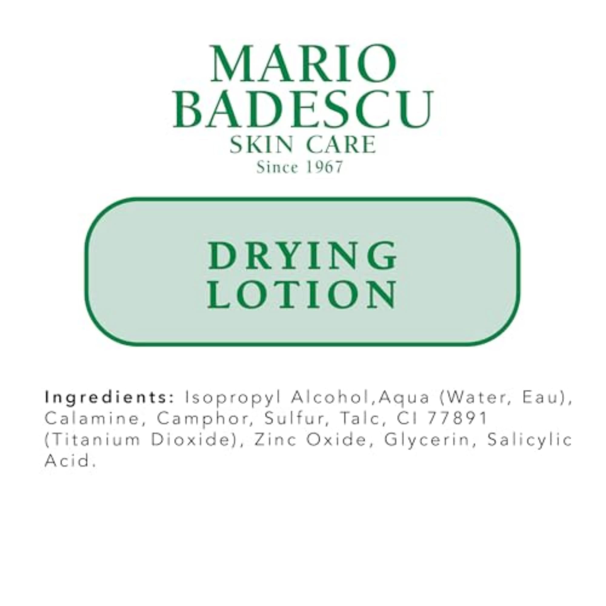 Mario Badescu Drying Lotion for All Skin Types| Blemish Spot Treatment with Salicylic Acid and Sulfur - PrimeBioHealth - canada supplements