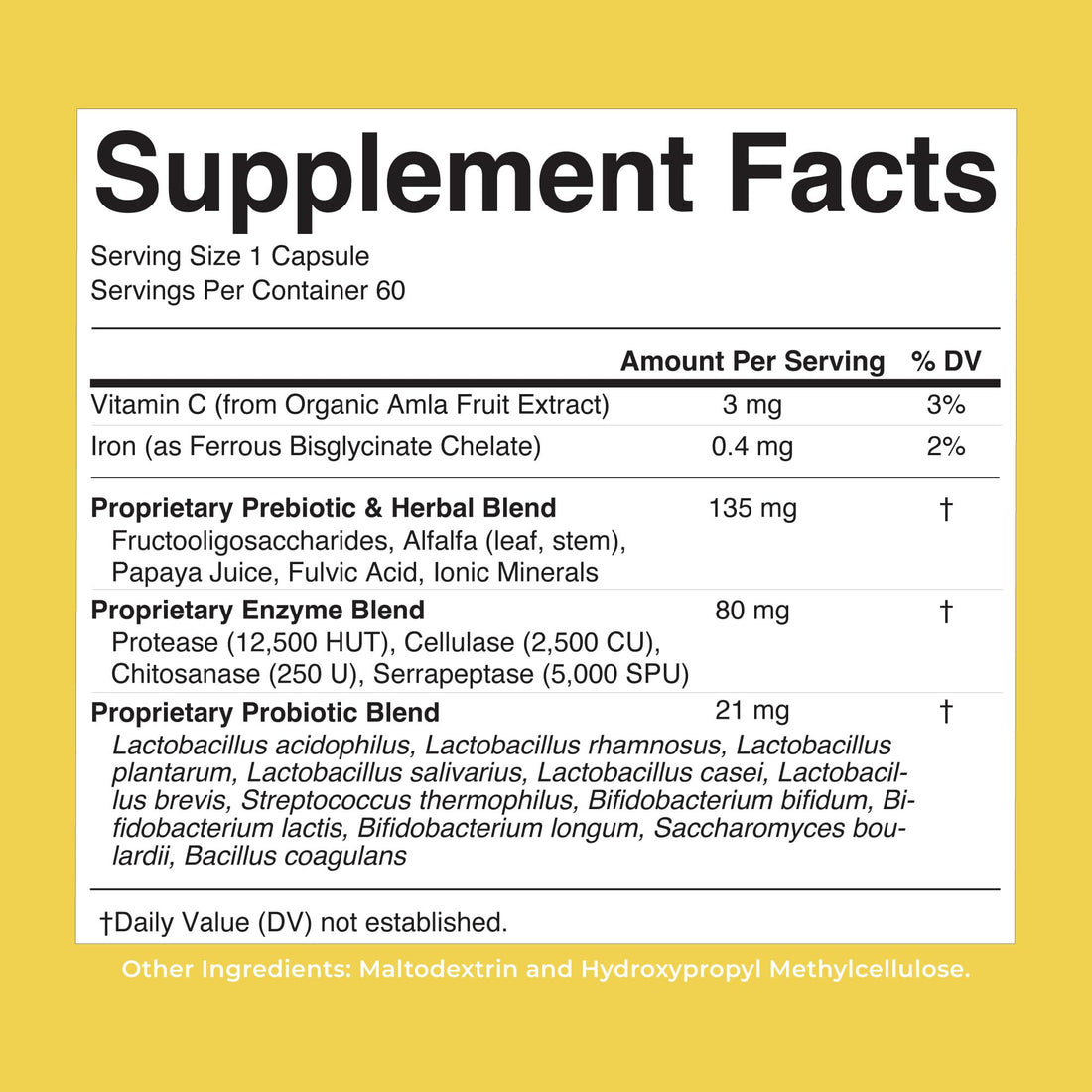 MaryRuth’s Gut Flora Health+ Enzymes | Prebiotic & Probiotic Digestive Enzymes for Healthy Gut Biome & Digestive Support | Gastrointestinal Health | CLP Certified - PrimeBioHealth - canada supplements