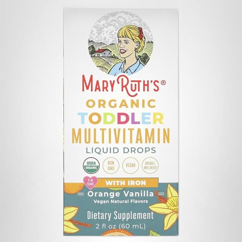 MARYRUTH'S Organic Toddler Vitamin C Drops for Immunity | Ages 1-3 Years | 15 mg Per Serving | Vitamin C for Immune Support & Overall Health | Vegan | Sugar Free - PrimeBioHealth - canada supplements