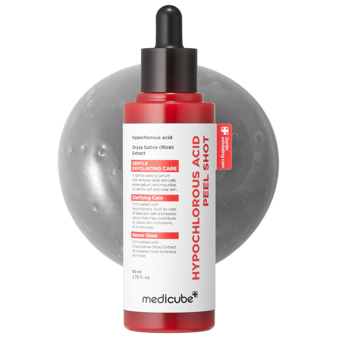 medicube Peel Shot with Hypochlorous Acid | Gentle Exfoliating Serum for Dead Skin Cells & Pores, Blackheads & Excess Sebum Control - PrimeBioHealth - canada supplements