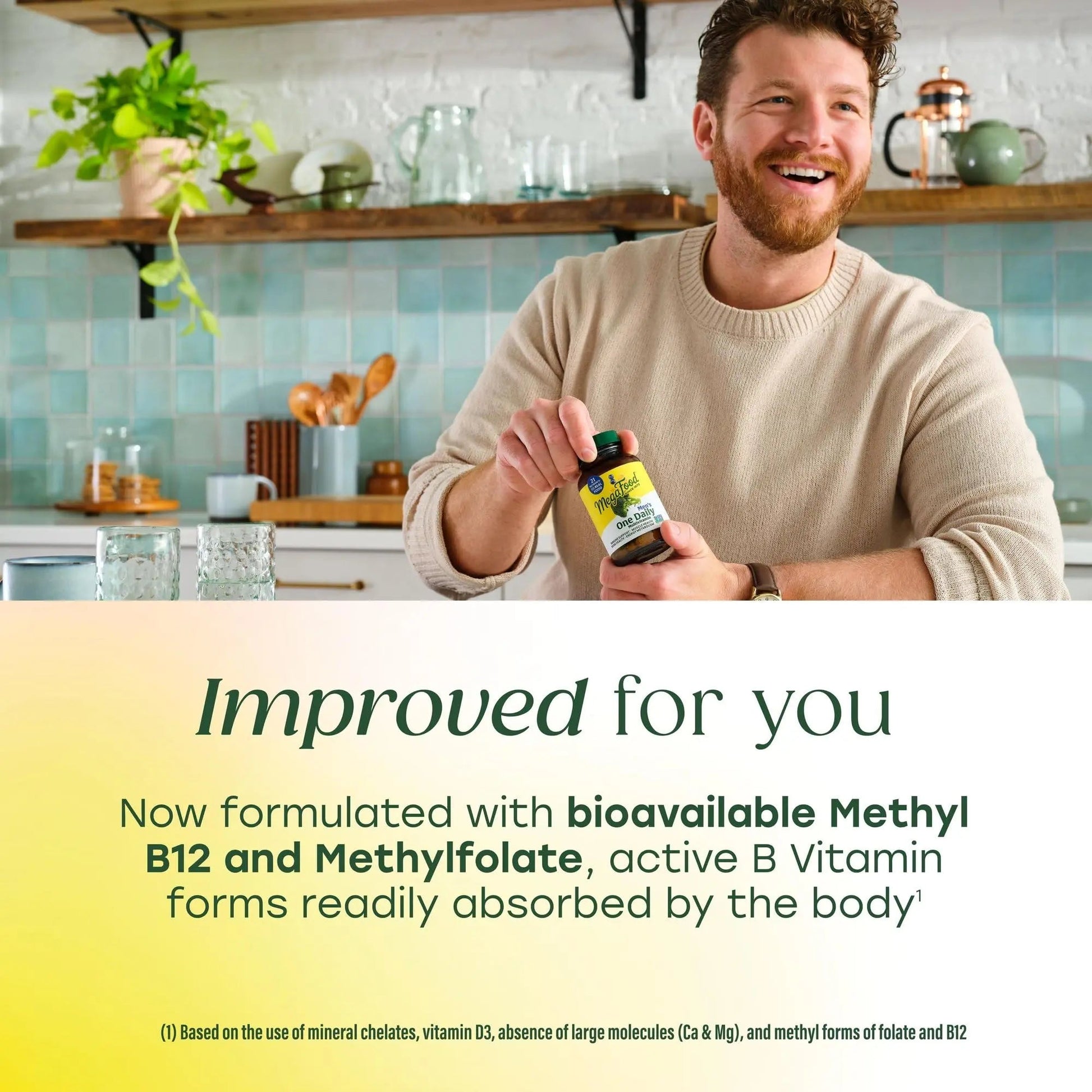 MegaFood One Daily Mens Multivitamins - Multivitamin for Men - Vitamin C, Vitamin D3 & Vitamin B12 - Muscle, Energy Metabolism & Immune Support - PrimeBioHealth - canada supplements