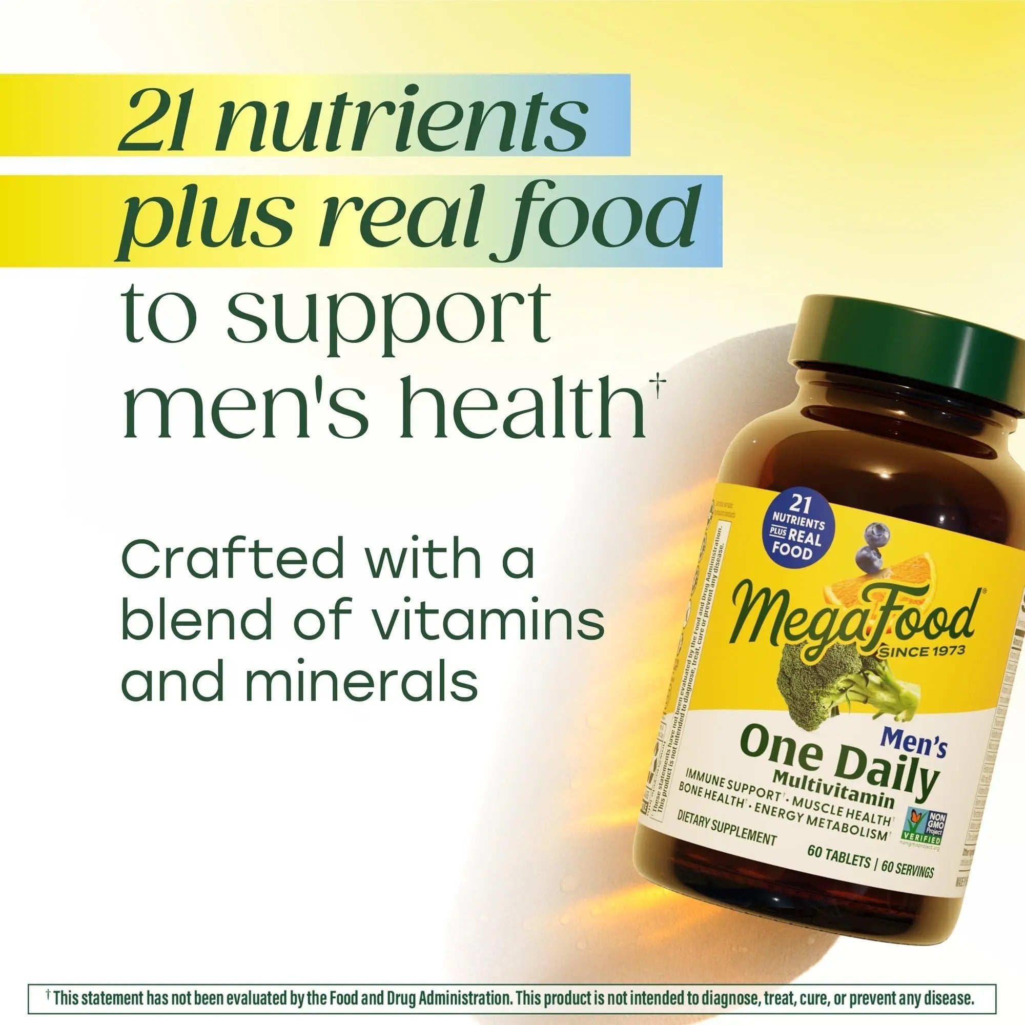 MegaFood One Daily Mens Multivitamins - Multivitamin for Men - Vitamin C, Vitamin D3 & Vitamin B12 - Muscle, Energy Metabolism & Immune Support - PrimeBioHealth - canada supplements