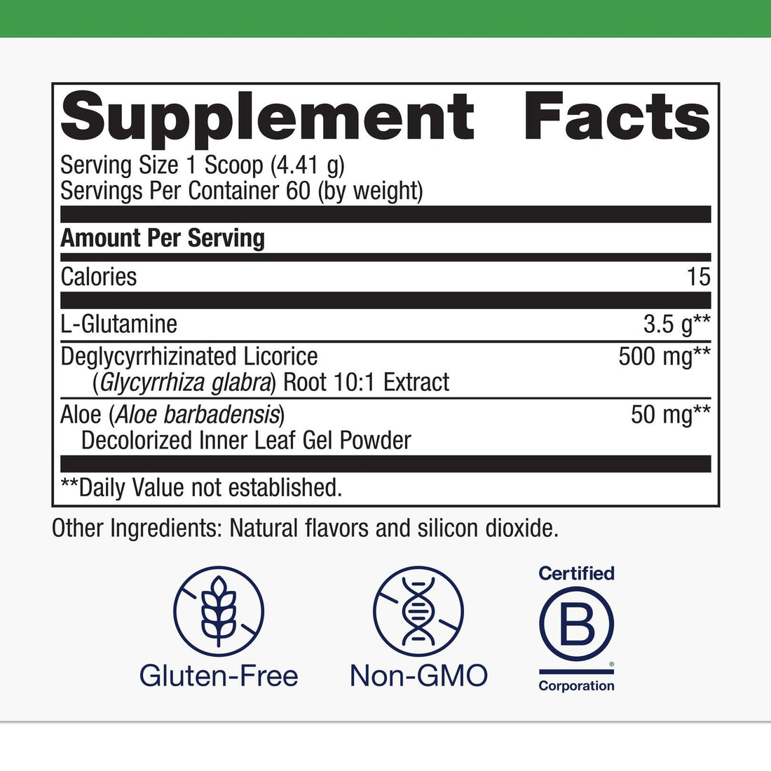 Metagenics Glutagenics - L-Glutamine with Deglycyrrhizinated Licorice (DGL) & Aloe Vera - Supports Gut Health, Digestive Function & Immune System - PrimeBioHealth - canada supplements