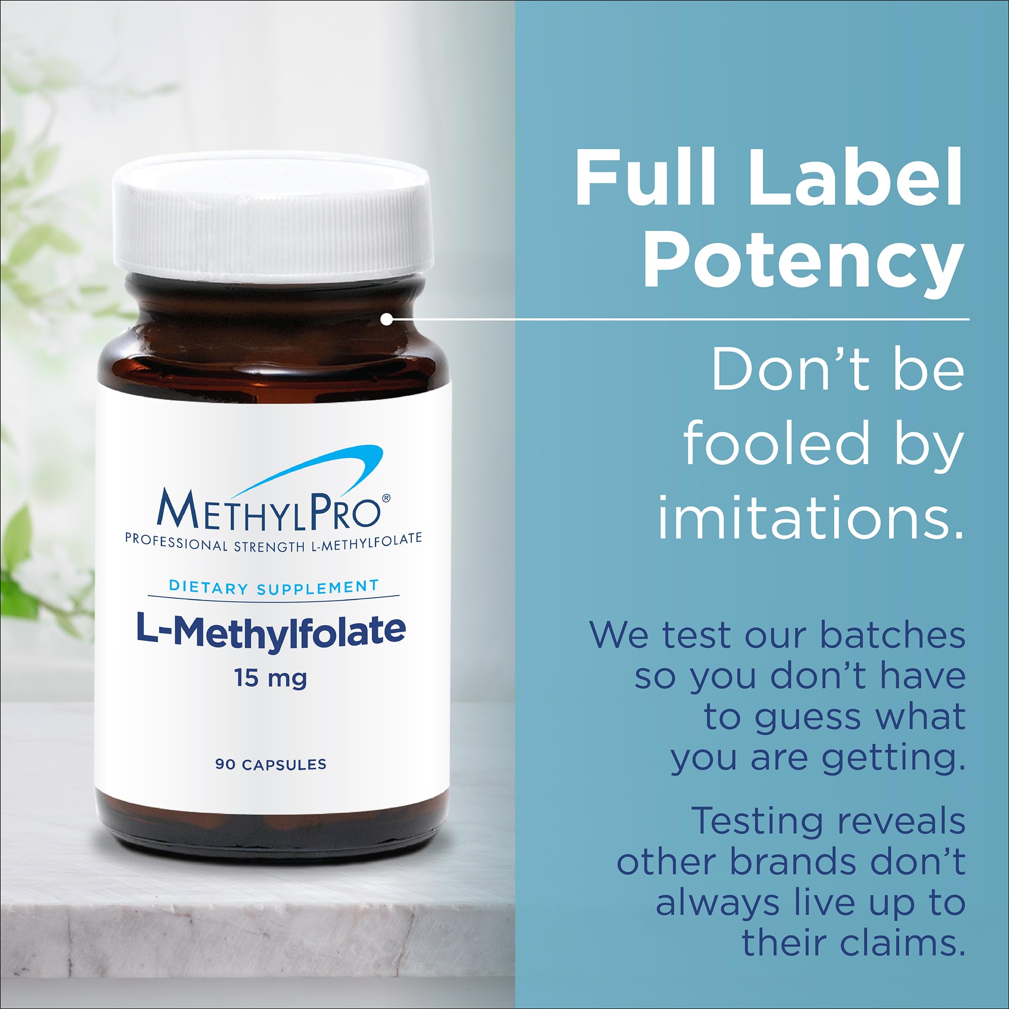 MethylPro 15mg L-Methylfolate (30 Capsules) - Professional Strength Active Methylfolate, 5-MTHF Supplement for Mood, Brain Health + Immune Support, - PrimeBioHealth - canada supplements