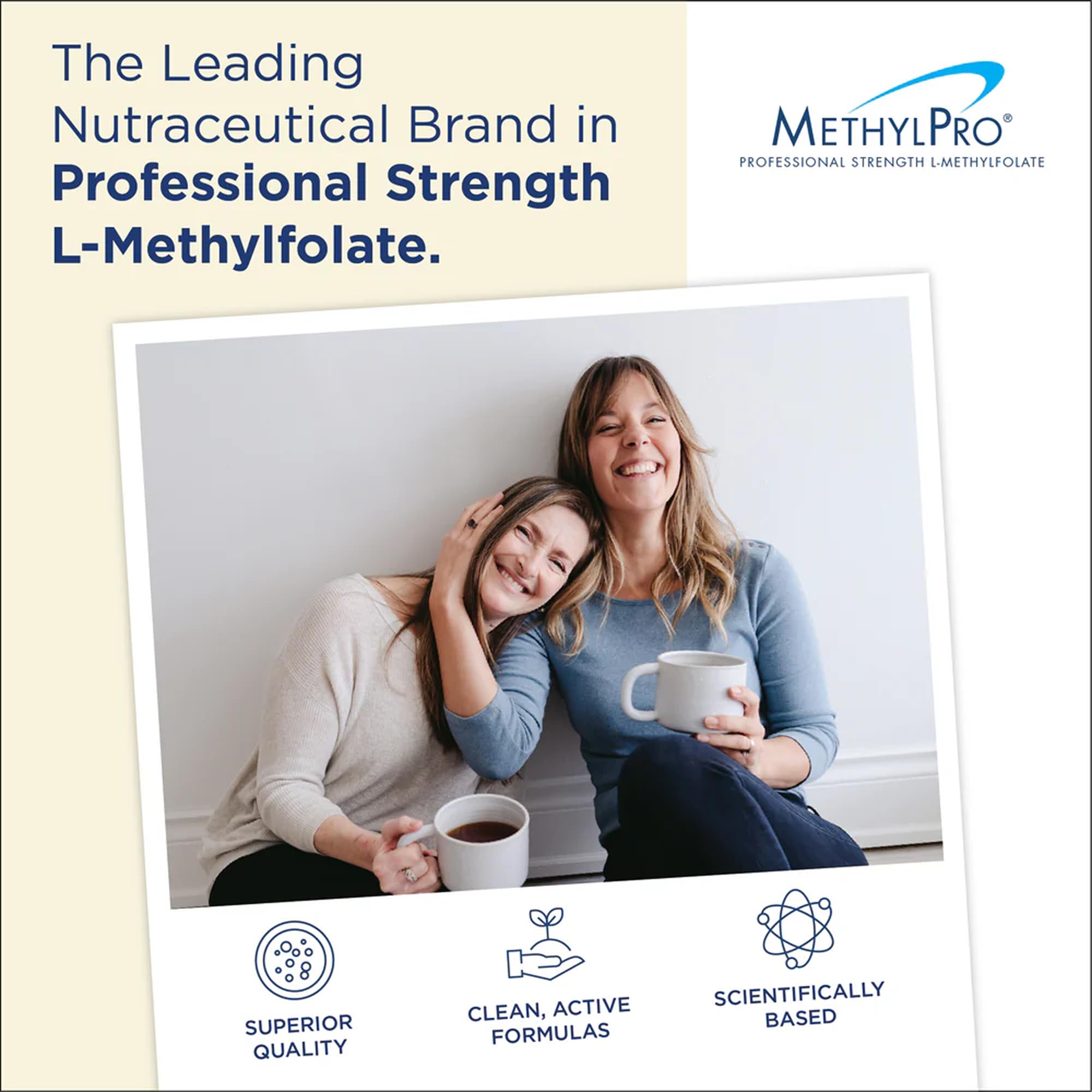 MethylPro 15mg L-Methylfolate (30 Capsules) - Professional Strength Active Methylfolate, 5-MTHF Supplement for Mood, Brain Health + Immune Support, - PrimeBioHealth - canada supplements
