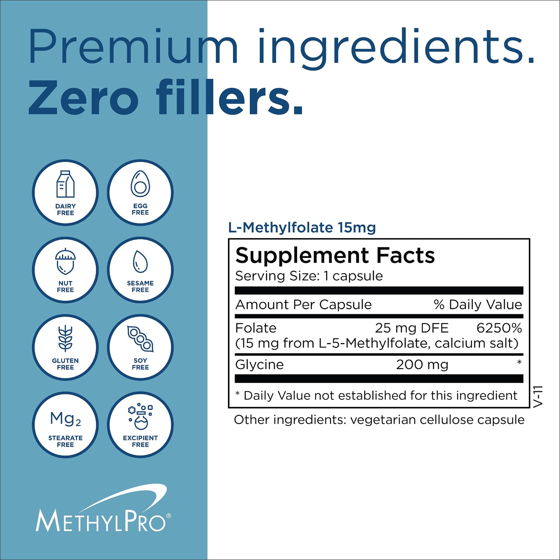 MethylPro 15mg L-Methylfolate (30 Capsules) - Professional Strength Active Methylfolate, 5-MTHF Supplement for Mood, Brain Health + Immune Support, - PrimeBioHealth - canada supplements