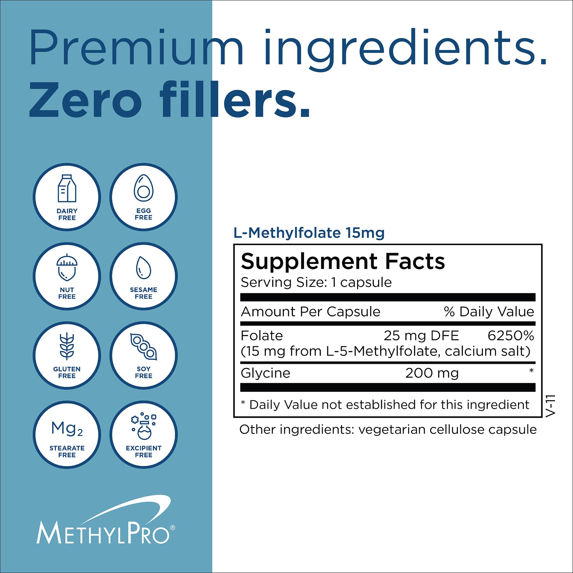 MethylPro 15mg L-Methylfolate (30 Capsules) - Professional Strength Active Methylfolate, 5-MTHF Supplement for Mood, Brain Health + Immune Support, - PrimeBioHealth - canada supplements