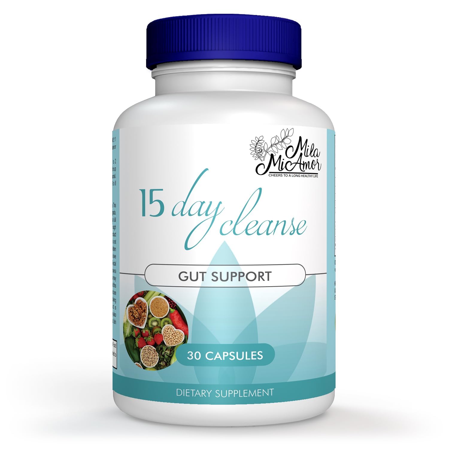 Mila Miamor 15 Day Cleanse - Gut and Colon Support - Advanced Gut Cleanse Detox for Women & Men with Senna, Cascara Sagrada & Psyllium Husk - Non-GMO - Made in USA - 30 Capsules - PrimeBioHealth - canada supplements