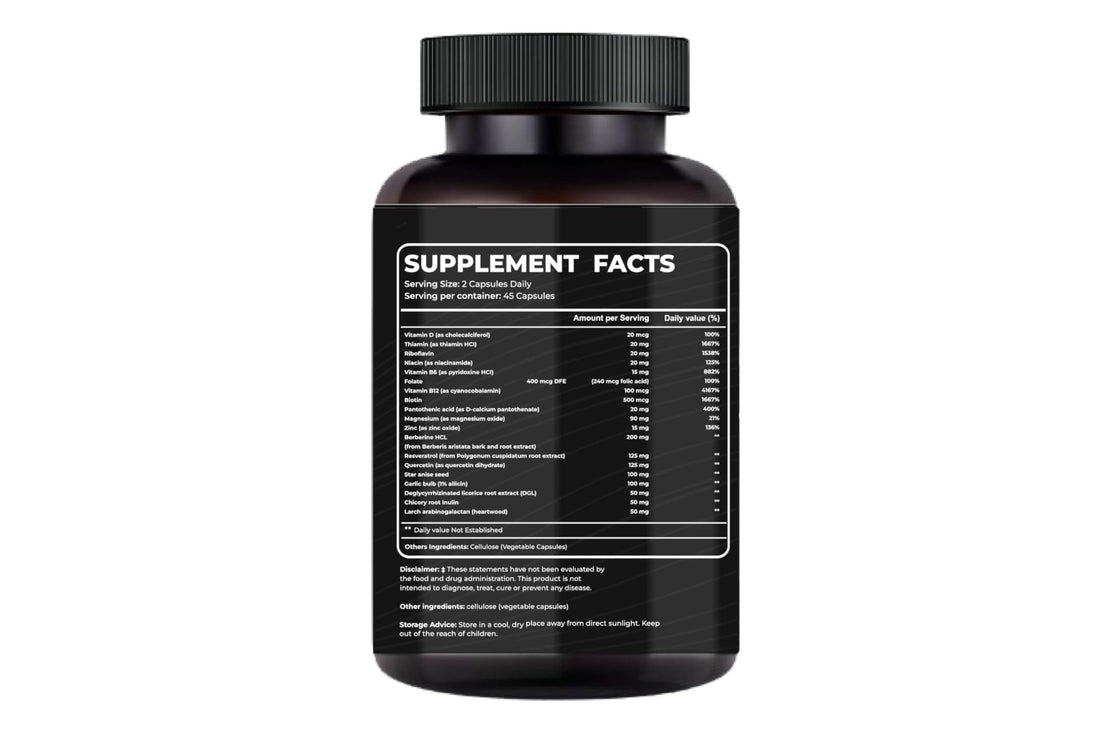 Mishas Nutraceutical Colon Cleanse - Relief from Gas and Bloating, Supports Gut Health with Magnesium, Berberine, Vitamin D, Quercetin & More - PrimeBioHealth - canada supplements