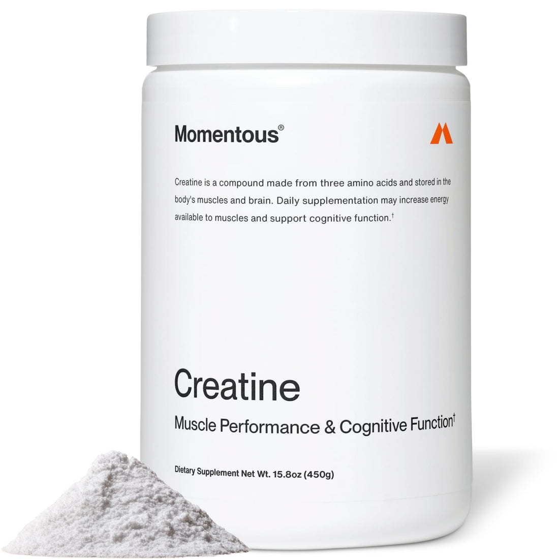 Momentous Creatine Monohydrate Powder - Creatine Powder - Supports Strength, Lean Muscle, & Recovery for Men & Women - PrimeBioHealth - canada supplements