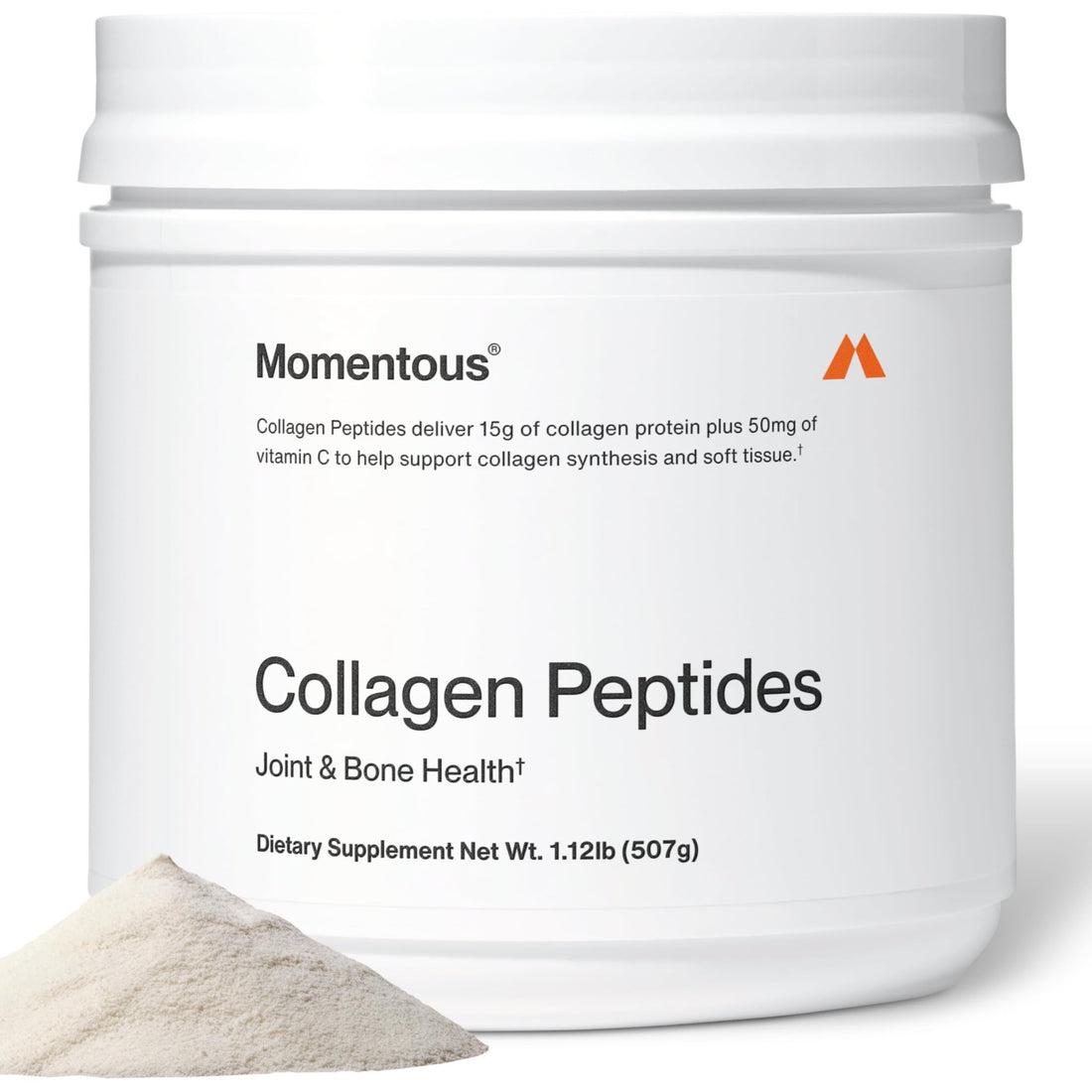 Momentous Grass-Fed Collagen Peptides Powder - Collagen Protein Powder with Fortigel & Vitamin C for Hair, Skin, Nails, & Joint Health Support - PrimeBioHealth - canada supplements
