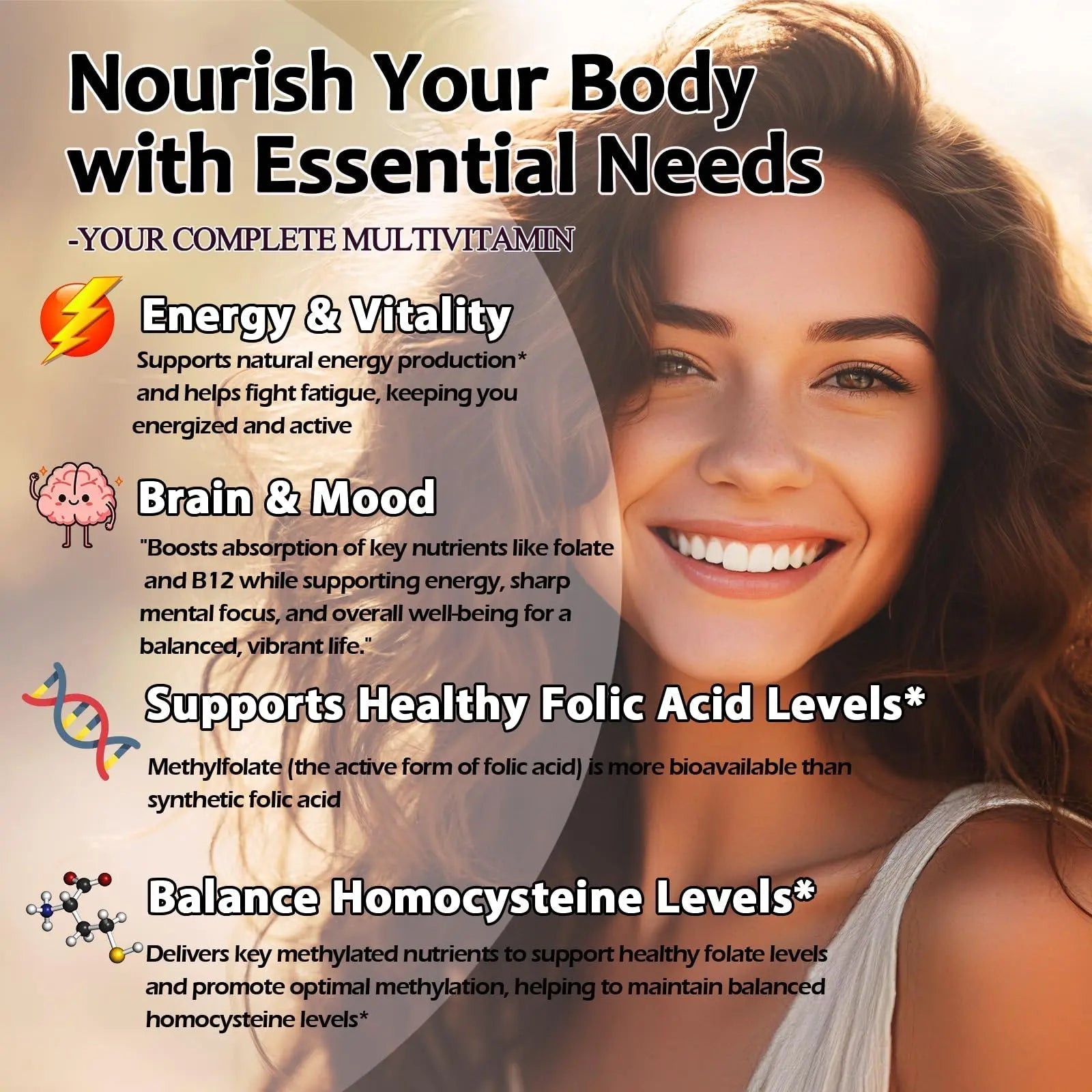 Multivitamin for Women & Men, Methylated Multivitamins & Multiminerals liquid Drops with Methylfolate B12 B2 Vitamin C E D3 K2 - PrimeBioHealth - canada supplements