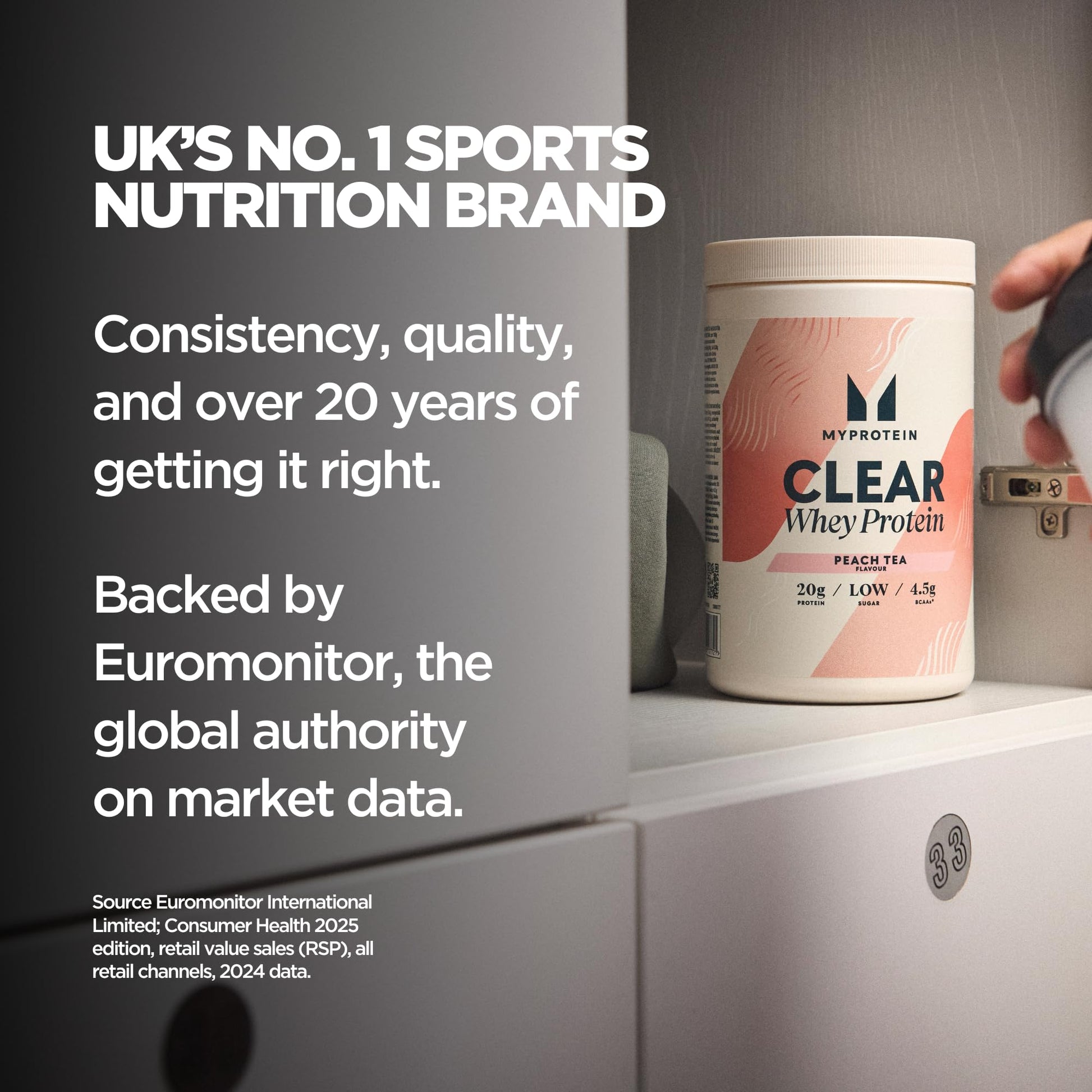 Myprotein Clear Whey Isolate Protein Powder, 20 Servings (1.1lbs) Orange Cream, 20g Protein per Serving, Naturally Flavored Drink Mix, Daily Protein Intake for Superior Performance - PrimeBioHealth - canada supplements