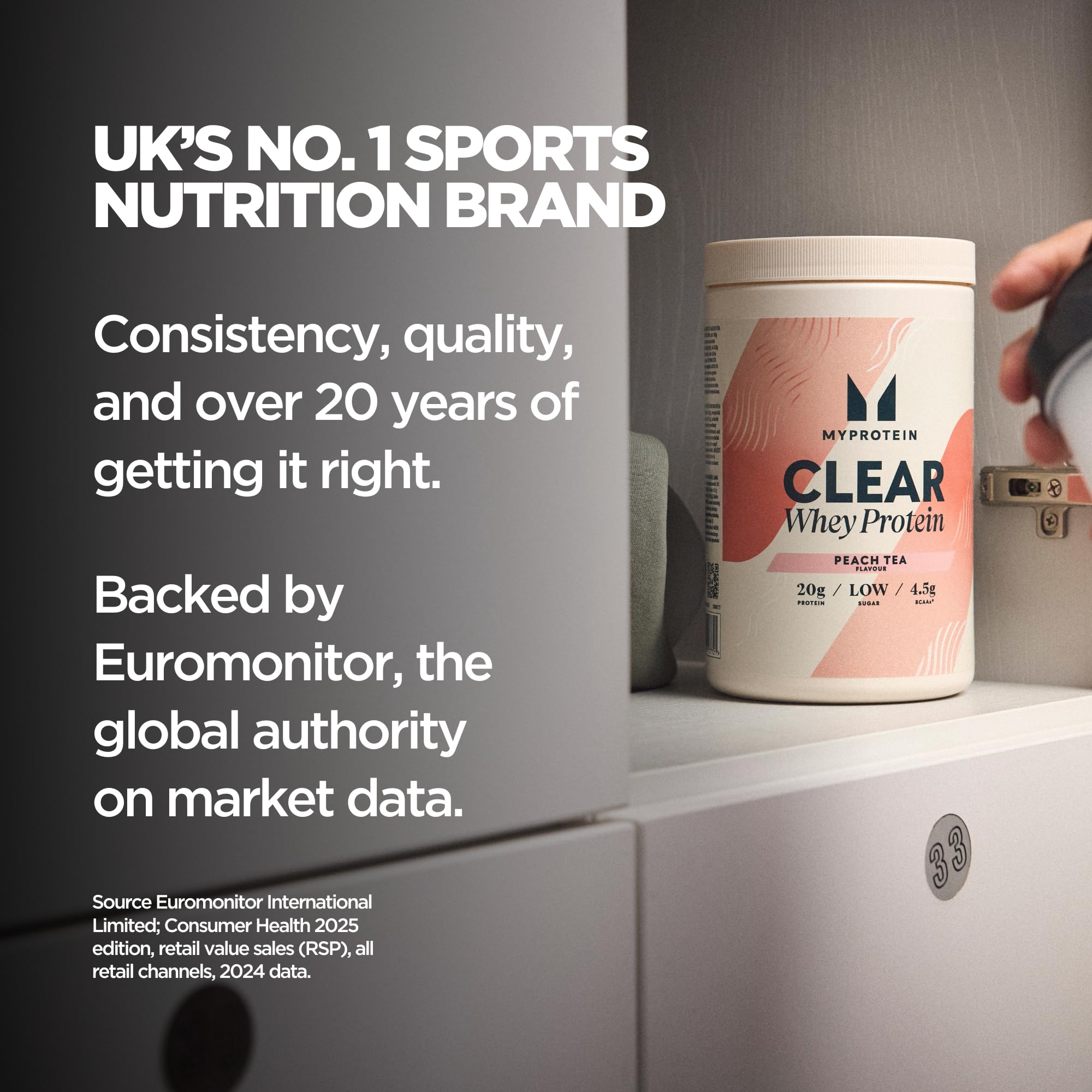 Myprotein Clear Whey Isolate Protein Powder, 20 Servings (1.1lbs) Orange Cream, 20g Protein per Serving, Naturally Flavored Drink Mix, Daily Protein Intake for Superior Performance - PrimeBioHealth - canada supplements