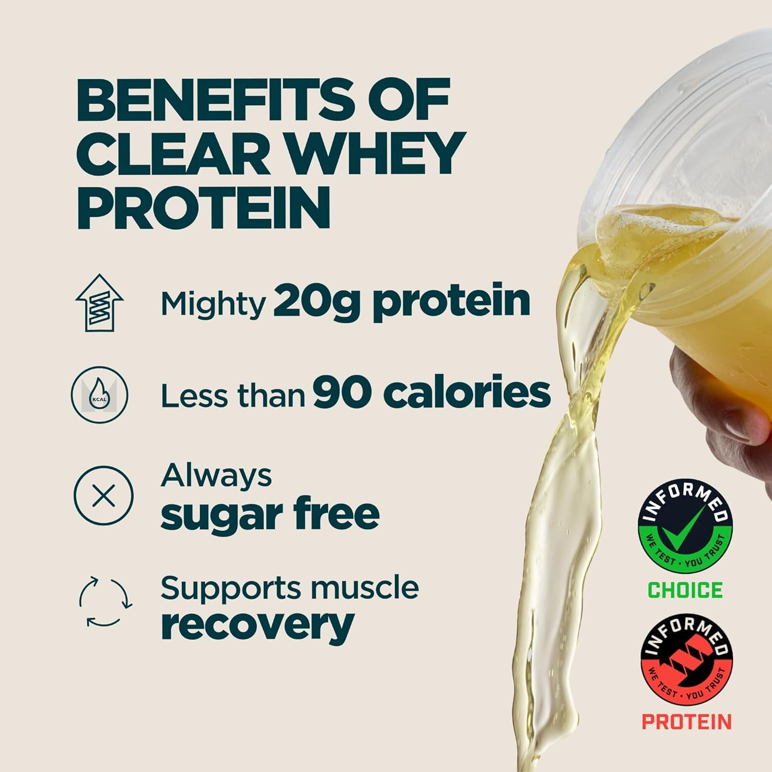 Myprotein Clear Whey Isolate Protein Powder, 20 Servings (1.1lbs) Orange Cream, 20g Protein per Serving, Naturally Flavored Drink Mix, Daily Protein Intake for Superior Performance - PrimeBioHealth - canada supplements