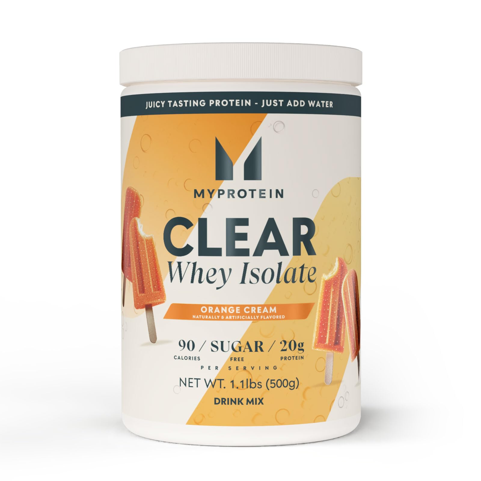 Myprotein Clear Whey Isolate Protein Powder, 20 Servings (1.1lbs) Orange Cream, 20g Protein per Serving, Naturally Flavored Drink Mix, Daily Protein Intake for Superior Performance - PrimeBioHealth - canada supplements