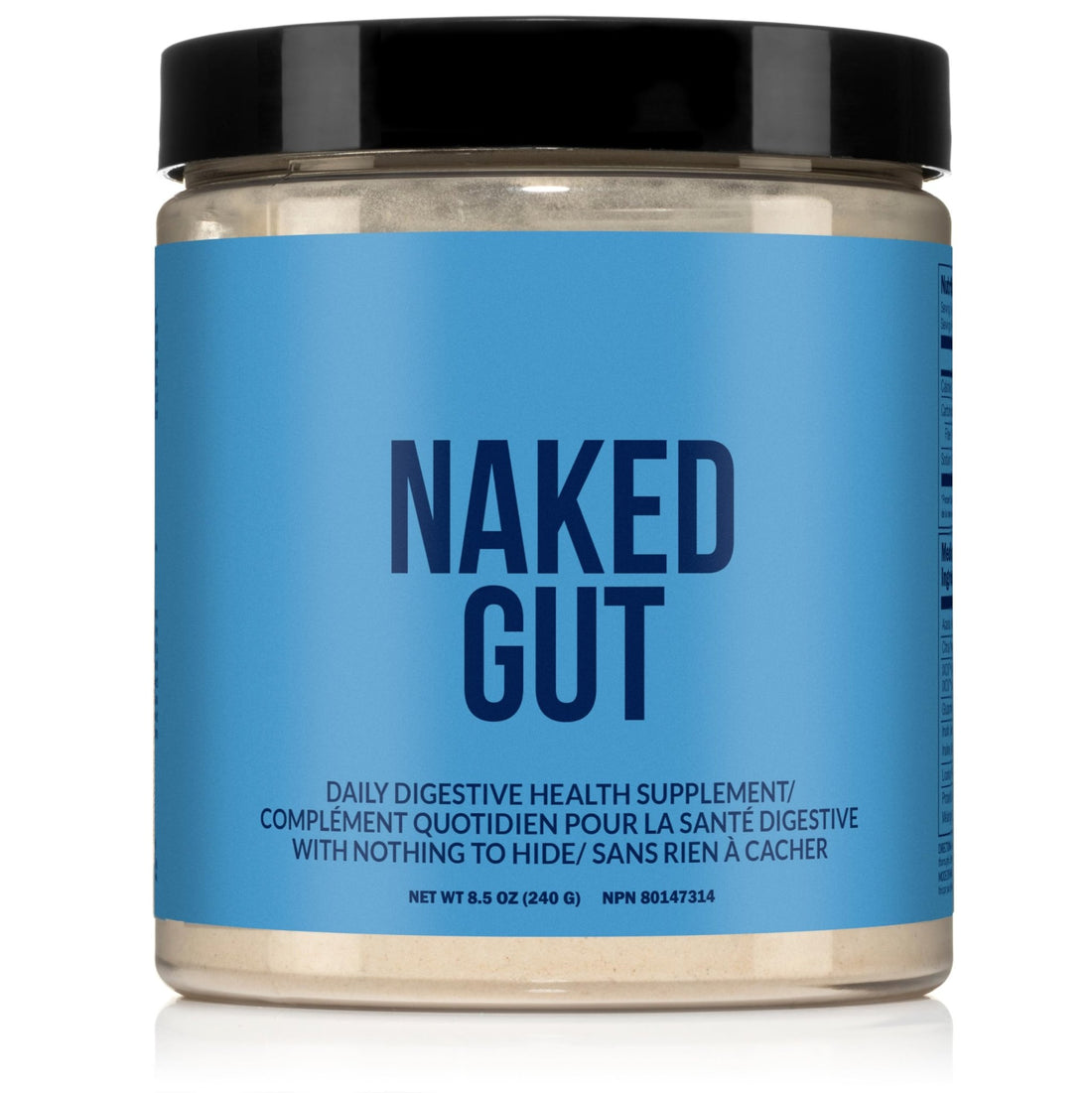 NAKED Gut - Daily Gut Health Supplement - Natural Gut Health Powder for Gut Cleanse, Digestive Support, GMO-Free, Soy-Free, Gluten-Free, - PrimeBioHealth - canada supplements