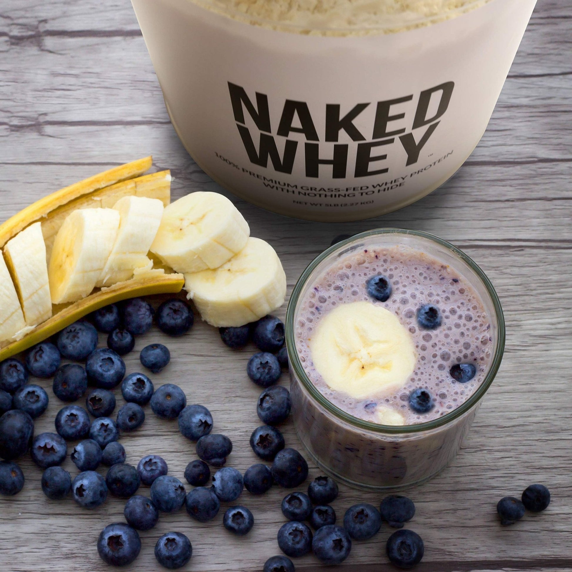 NAKED Whey 1Lb - Only 1 Ingredient, Grass Fed Whey Protein Powder, NSF Certified, Undenatured, No Gmos, No Soy, Gluten Free - PrimeBioHealth - canada supplements